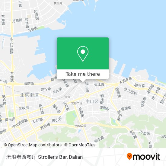 流浪者西餐厅 Stroller's Bar map