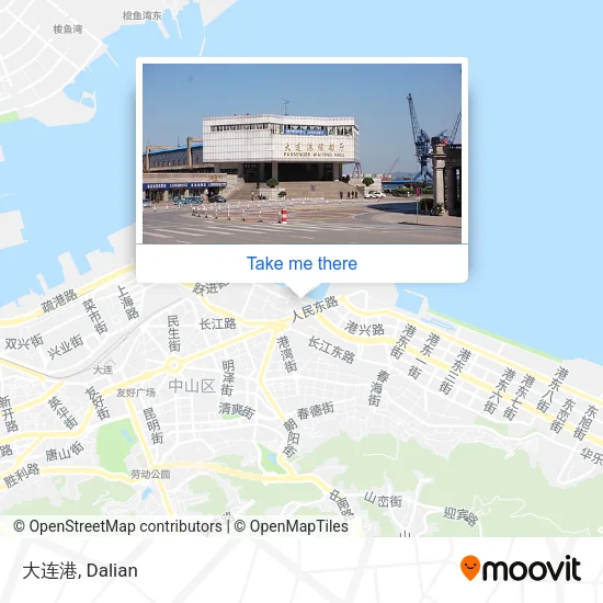 大连港 map
