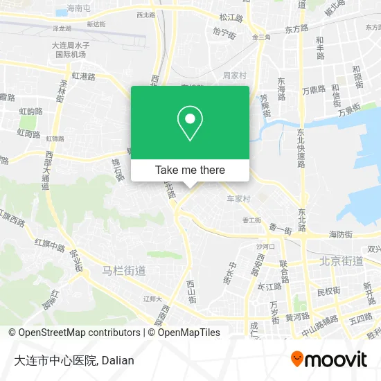 大连市中心医院 map