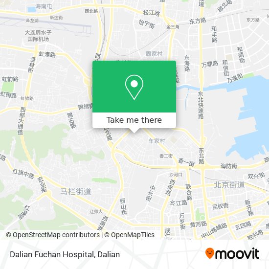 Dalian Fuchan Hospital map