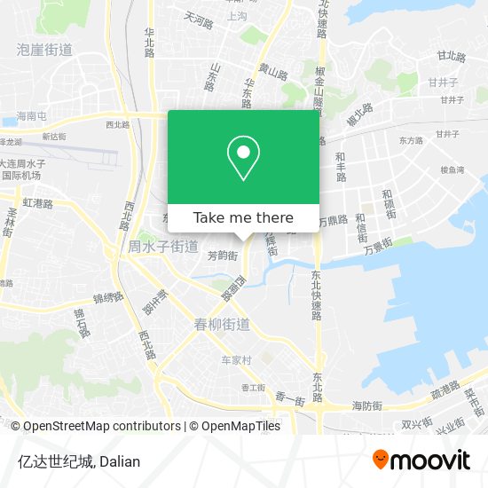 亿达世纪城 map