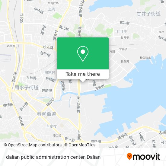 dalian public administration center map