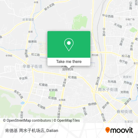 肯德基 周水子机场店 map