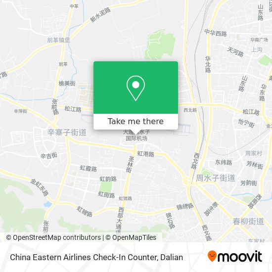 China Eastern Airlines Check-In Counter map