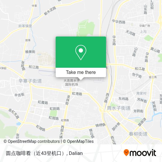 圆点咖啡看（近43登机口） map