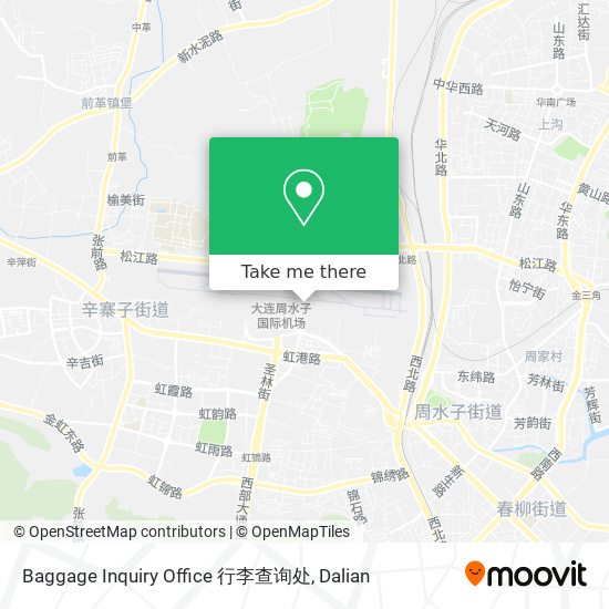 Baggage Inquiry Office 行李查询处 map