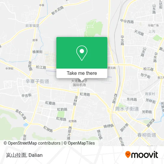岚山拉面 map