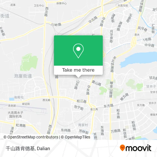 千山路肯德基 map