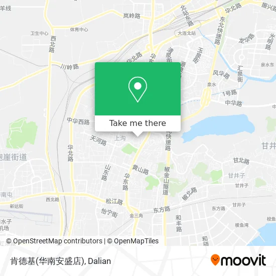 肯德基(华南安盛店) map