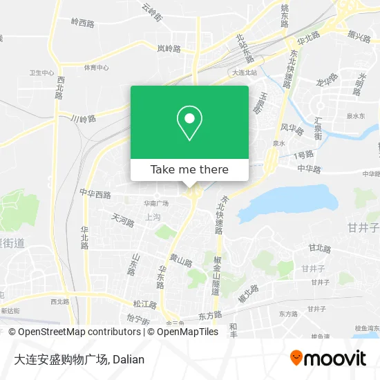 大连安盛购物广场 map