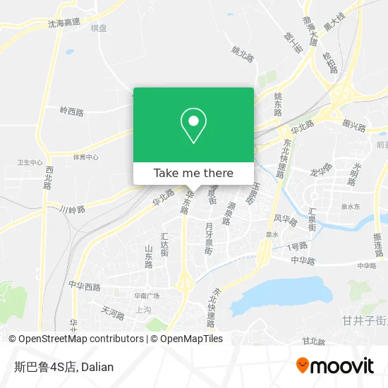 斯巴鲁4S店 map