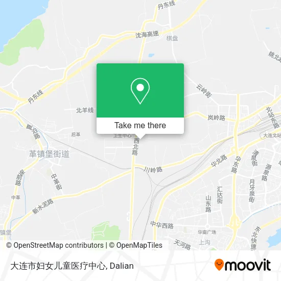 大连市妇女儿童医疗中心 map