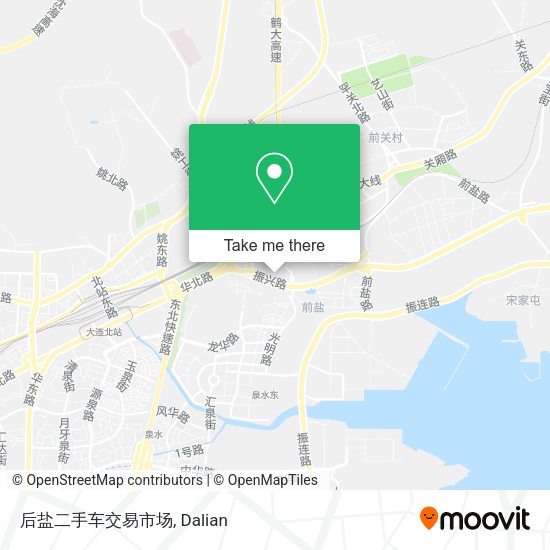 后盐二手车交易市场 map