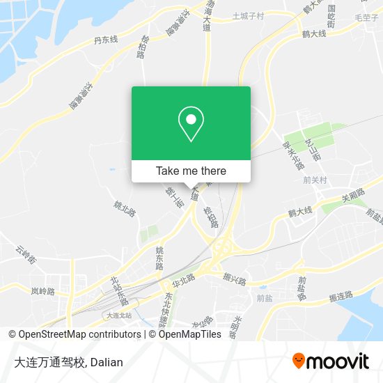 大连万通驾校 map
