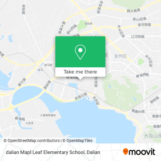 dalian Mapl Leaf Elementary School map