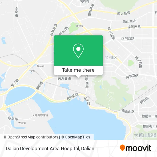 Dalian Development Area Hospital map