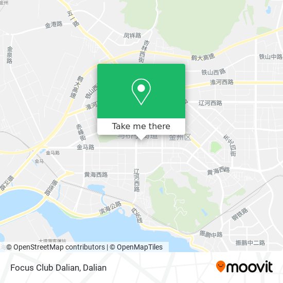 Focus Club Dalian map