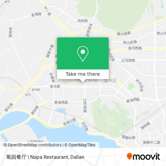 葡园餐厅 | Napa Restaurant map