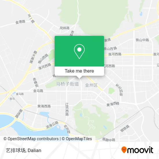 艺排球场 map