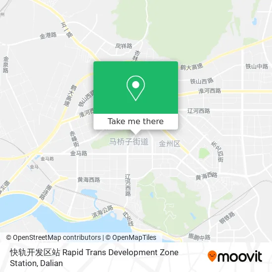 快轨开发区站 Rapid Trans Development Zone Station map
