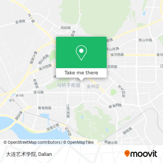 大连艺术学院 map
