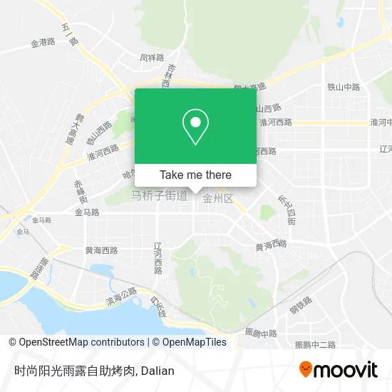 时尚阳光雨露自助烤肉 map