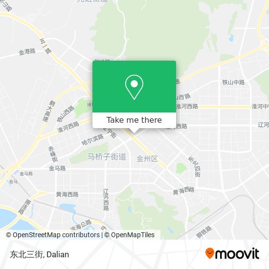 东北三街 map