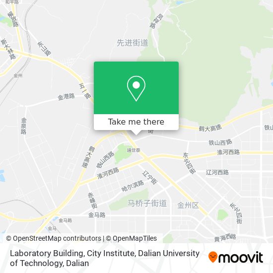 Laboratory Building, City Institute, Dalian University of Technology map