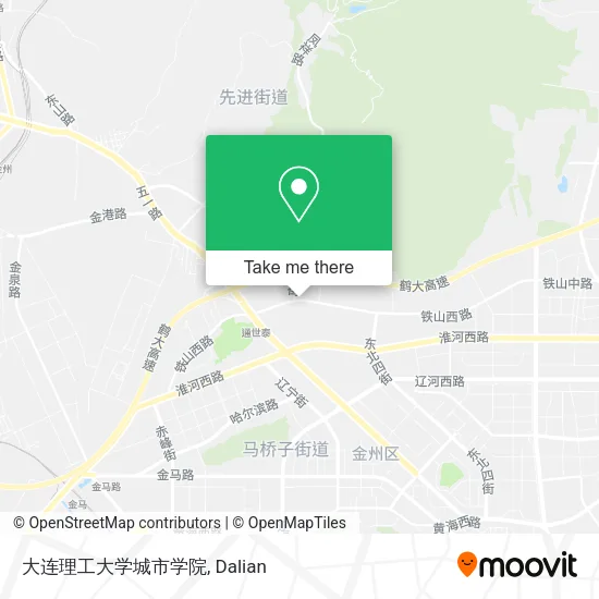 大连理工大学城市学院 map