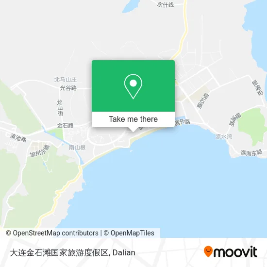 大连金石滩国家旅游度假区 map