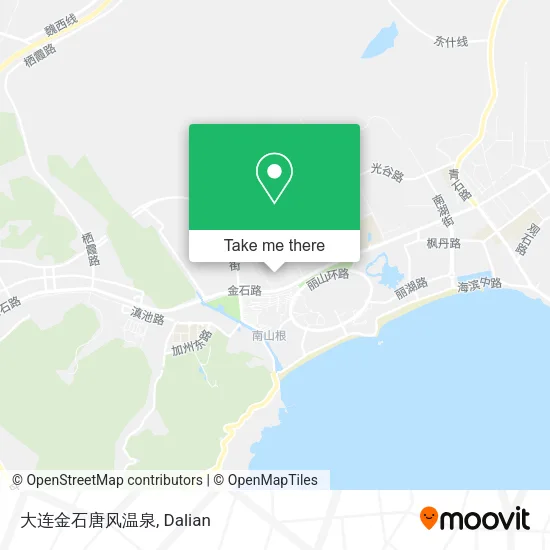 大连金石唐风温泉 map