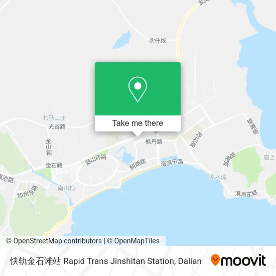 快轨金石滩站 Rapid Trans Jinshitan Station map