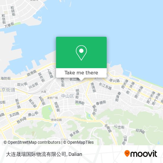 大连晟瑞国际物流有限公司 map