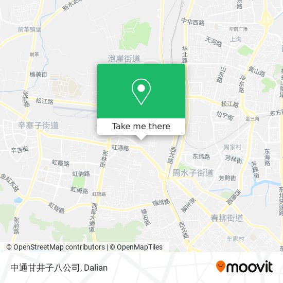 中通甘井子八公司 map