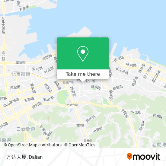万达大厦 map