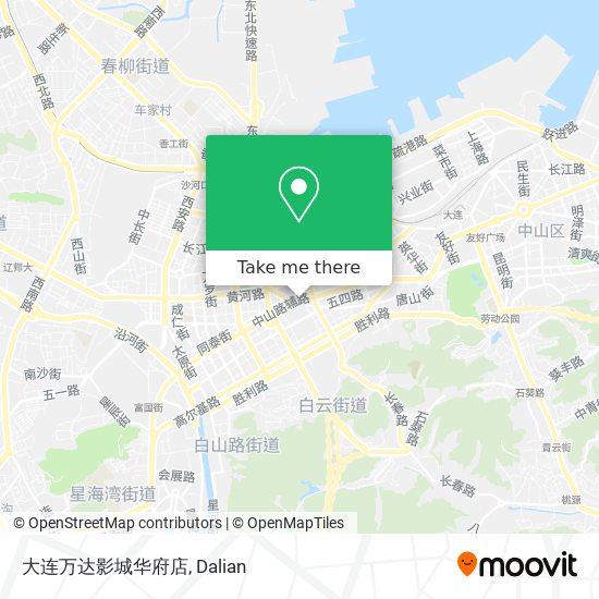 大连万达影城华府店 map