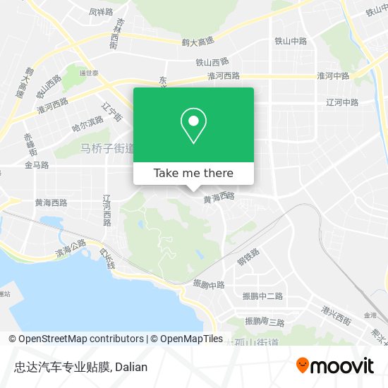 忠达汽车专业贴膜 map