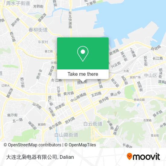 大连北枭电器有限公司 map