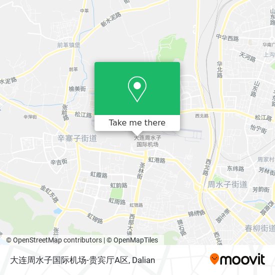 大连周水子国际机场-贵宾厅A区 map