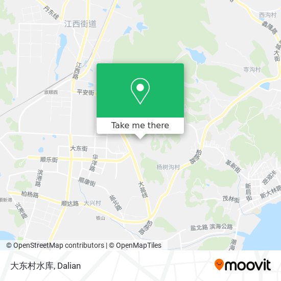 大东村水库 map