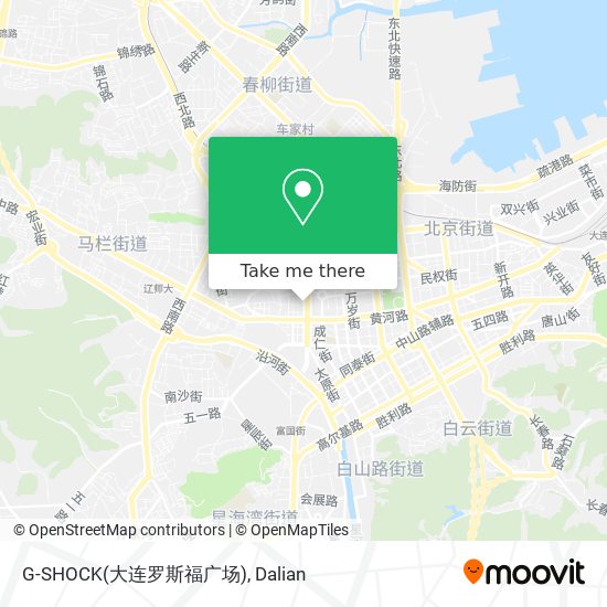 G-SHOCK(大连罗斯福广场) map