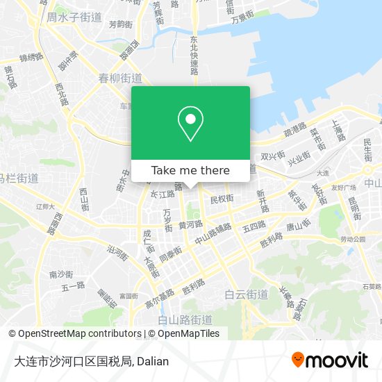 大连市沙河口区国税局 map