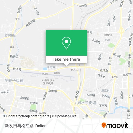 新发街与松江路 map