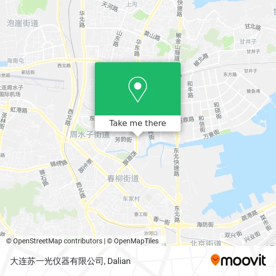 大连苏一光仪器有限公司 map