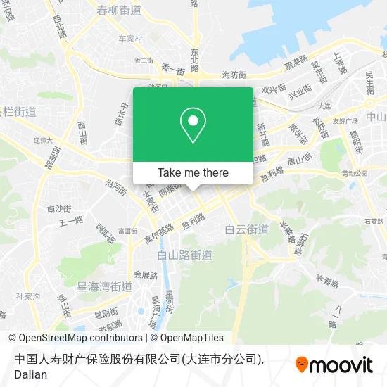 中国人寿财产保险股份有限公司(大连市分公司) map