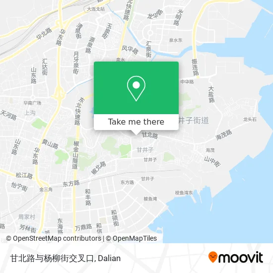 甘北路与杨柳街交叉口 map