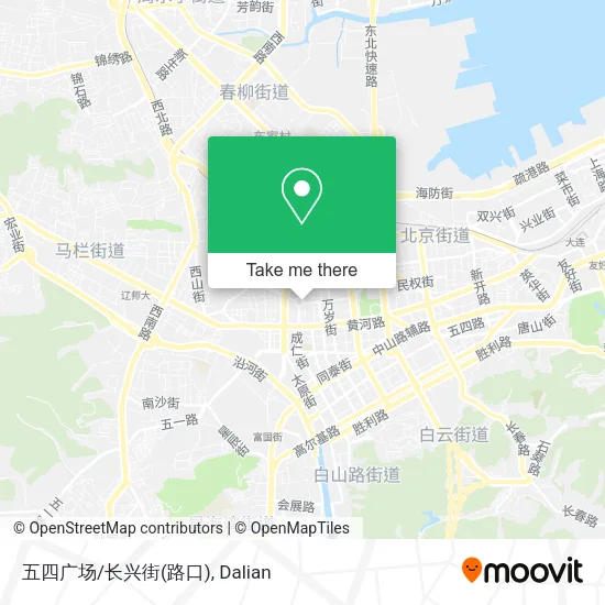 五四广场/长兴街(路口) map