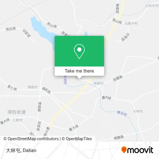 大林屯 map