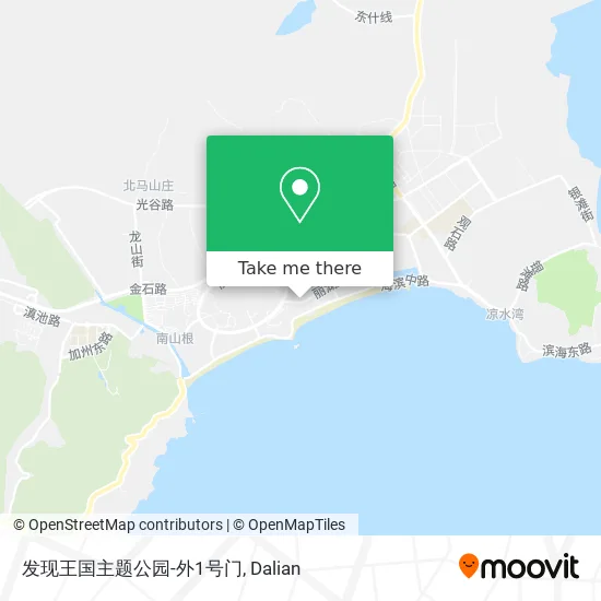 发现王国主题公园-外1号门 map