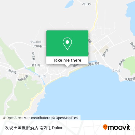 发现王国度假酒店-南2门 map